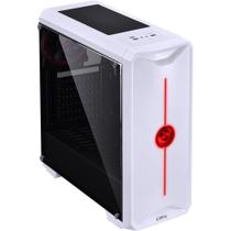 Gabinete Gamer 1 Fan Led Fita RGB Branco NOVA NOVBC7C1FCA PcYes Sem Fonte