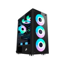 Gabinete Gamer 1stplayer V7 Mid Tower Atx Preto