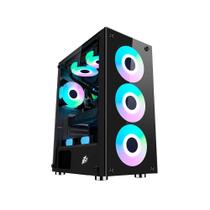 Gabinete Gamer 1Stplayer V7 Mid Tower Atx Preto