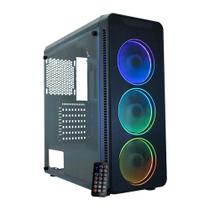 Gabinete Gamer A2G8 Infinity Streamer III, 3x Fans Frontais ARGB, Lateral em Acrílico - K-Mex