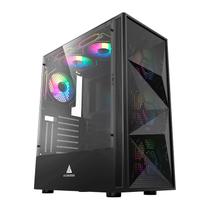 Gabinete Gamer Acegeek Morality L435, Mid-Tower, Lateral de Vidro, Preto, AG-MORALITY-L435-BK