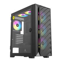 Gabinete Gamer Acegeek Nova C410 Mesh, Mid-Tower, Lateral de Vidro, Preto, AG-NOVA-C410-BK