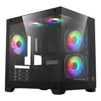 Gabinete Gamer Acegeek Vacancy L375, Mid-Tower, Lateral de Vidro, Preto, AG-VACANCY-L375-BK