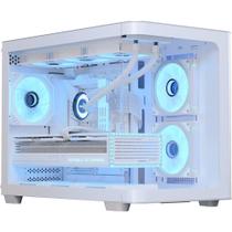 Gabinete Gamer Aerocool Atx P300c Branco Lateral Vidro