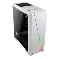 Gabinete Gamer Aerocool Cyclon RGB Mid Tower Com Cooler Traseiro 120mm Sem Fonte - Branco