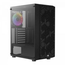 Gabinete Gamer Aerocool Hive Preto RGB Lateral Vidro Gabinete Gamer Aerocool Hive Preto RGB Lateral Vidro