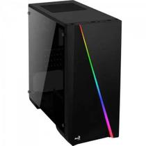 Gabinete Gamer Aerocool Mini Cylon Preto Rgb Lateral Acrílico