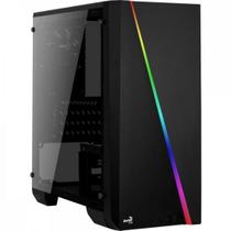 Gabinete Gamer Aerocool Mini Cylon Preto RGB Lateral Acrílico Gabinete Gamer Aerocool Mini Cylon Preto RGB Lateral Acrílico