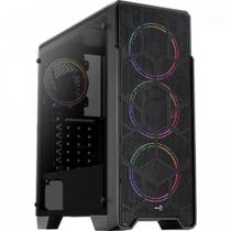 Gabinete Gamer Aerocool Ore Saturn Preto Rgb Lateral... Gabinete Gamer Aerocool Ore Saturn Preto Rgb Lateral...