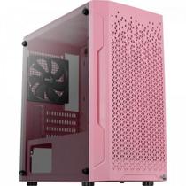 Gabinete Gamer Aerocool Trinity Mini Rosa Lateral Vidro Gabinete Gamer Aerocool Trinity Mini Rosa Lateral Vidro
