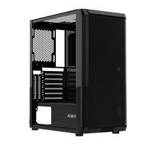 Gabinete Gamer Alseye Audin, Mid-Tower, Lateral de Vidro, Preto, AUDIN-B