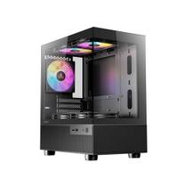 Gabinete Gamer Antec Cx200m Elite, RGB, Mid Tower, Lateral De Vidro, Preto - 0-761345-10024-3 Gabinete Gamer Antec Cx200m Elite, RGB, Mid Tower, Lateral De Vidro, Preto - 0-761345-10024-3