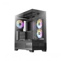 Gabinete Gamer Antec Cx700 Rgb Elite Lateral De Vidro Temp 4mm Atx/micro-atx/itx 6 Fans 120mm R