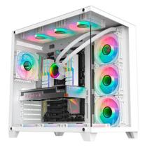 Gabinete Gamer Aquario Ghost Shark Atx K-mex Cgw2j1 - Branco