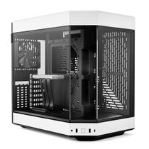 Gabinete Gamer Aquário Hyte Y60 - Cabo Riser - 3 Fans - E-ATX - Preto e Branco - CS-HYTE-Y60-BW