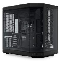 Gabinete Gamer Aquário Hyte Y70 - Até 10 Fans - Cabo Riser Incluso - E-ATX - Preto - CS-HYTE-Y70-B
