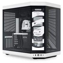 Gabinete Gamer Aquário Hyte Y70 Touch Infinite Panda - Tela Touch 15 - Cabo Riser - E-ATX