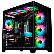 Gabinete Gamer Aquário K-MEX Ghost Shark CG-02J1, Frontal e Lateral em Vidro Temperado, ATX, USB 3.0 - CG02J1RH001CB0X