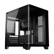 Gabinete Gamer Aquário K-Mex L4RE - Vidro Temperado - Micro-ATX - Preto - CGL4RERH001CB0X Gabinete Gamer Aquário K-Mex L4RE - Vidro Temperado - Micro-ATX - Preto - CGL4RERH001CB0X