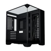 Gabinete Gamer Aquário K-Mex Visão Infinita CG-K3D3 - Vidro Temperado - USB 3.2 - M-ATX - Preto