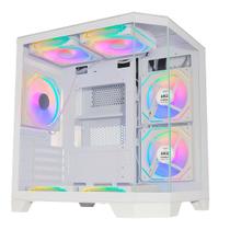 Gabinete Gamer Aquario K-Mex W620 - Vidro Temperado - Micro-ATX - Filtro Magnético - Branco Gabinete Gamer Aquario K-Mex W620 - Vidro Temperado - Micro-ATX - Filtro Magnético - Branco