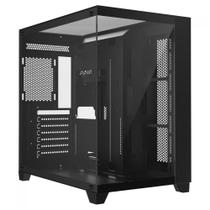 Gabinete Gamer Aquário Liketec Zeus Pro Glass Black - Lateral e Frontal em Vidro - USB 3.0 - Preto - Diversos