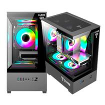 Gabinete Gamer Aquario Megalon 3 Fan mAtx Mini-ITX Clanm Gabinete Gamer Aquario Megalon 3 Fan mAtx Mini-ITX Clanm