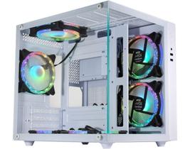 Gabinete Gamer AQUÁRIO MICRO WHITE CG-W2SB MICRO ATX - K-Mex Gabinete Gamer AQUÁRIO MICRO WHITE CG-W2SB MICRO ATX - K-Mex