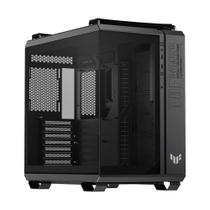 Gabinete Gamer Asus TUF GT502 Horizon, Mid Tower, ATX, Vidro Temperado Frontal e Lateral, Não acompanha FAN, Preto, 90DC0090-B00020 Gabinete Gamer Asus TUF GT502 Horizon, Mid Tower, ATX, Vidro Temperado Frontal e Lateral, Não acompanha FAN, Preto, 90DC0090-B00020