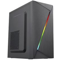 Gabinete Gamer Atx Brx Bm20 Ca-054 Led Rgb Vortex Preto Gabinete Gamer Atx Brx Bm20 Ca-054 Led Rgb Vortex Preto