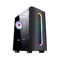 Gabinete Gamer ATX CG02 S/ FONTE COM FITA LED FRONTAL