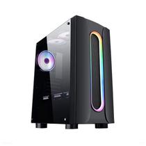 Gabinete Gamer Atx Cg02 S/ Fonte Com Fita Led Frontal