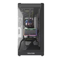 Gabinete gamer atx com 4 fans sem fonte round5 icebox black r5-icebox-b-2252