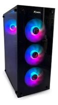 Gabinete Gamer Atx Ktrok KT-13+ C/4 Fan Preto