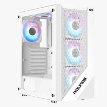 Gabinete gamer atx sem fan sem fonte round5 syndra white r5-syndra-w-2184 Gabinete gamer atx sem fan sem fonte round5 syndra white r5-syndra-w-2184