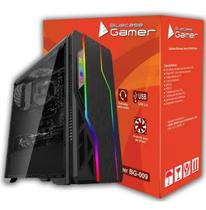 Gabinete Gamer BG-009 Black Bluecase RGB MidTower USB 3.0