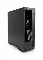 Gabinete Gamer Black Industrial Slim Mx02 Mini Itx Alumínio Suporta Fonte Sfx Para Pc Htpc Office