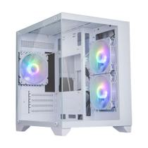 Gabinete Gamer Bluecase BG-052W Soul Pro - Lateral e Frontal em Vidro - USB 3.0 - 3 Coolers Inclusos