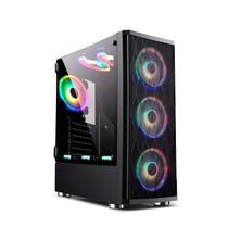 Gabinete Gamer Bluecase Led RGB BG-025 Lateral Em Vidro