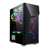 Gabinete Gamer Bluecase Led RGB Lateral de Vidro Temperado