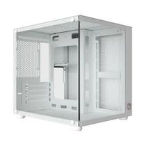 Gabinete Gamer Bluecase Pure BG-064, Micro-ATX, Mini-ITX, Lateral em Vidro, USB 3.0, Sem Fonte, Branco - BG-064WBX