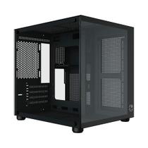 Gabinete Gamer Bluecase Pure BG-064, Micro-ATX, Mini-ITX, Lateral em Vidro, USB 3.0, Sem Fonte, Preto - BG-064BBX