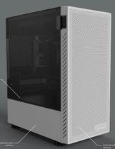 Gabinete Gamer Bolter White Ghost - PCYES - Mid-Tower - USB 3.0 - ATX - 3 Fans