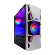 Gabinete Gamer Branco Maxxtro 3303W C/ 4 Fan Led RGB - AMORIM