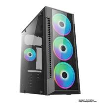 Gabinete Gamer Brasil PC BPC-C3147 Sem Fonte 3 Fans