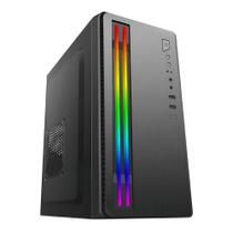 Gabinete Gamer BRX Hyrax CA-014 RBG M-ATX Preto S/Cooler Gabinete Gamer BRX Hyrax CA-014 RBG M-ATX Preto S/Cooler