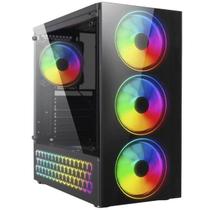 Gabinete Gamer Brx Thunder Ca-039 Atx C/ Fans Rgb S/ Fonte Gabinete Gamer Brx Thunder Ca-039 Atx C/ Fans Rgb S/ Fonte