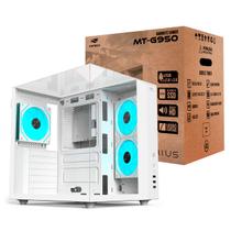 Gabinete Gamer C3Tech Aquarius, Frontal e Lateral em Vidro, USB 3.0, Branco - MT-G950WH Gabinete Gamer C3Tech Aquarius, Frontal e Lateral em Vidro, USB 3.0, Branco - MT-G950WH