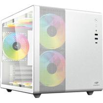 Gabinete Gamer C3Tech Aquarius MT-G710 Sem Fans Branco Gabinete Gamer C3Tech Aquarius MT-G710 Sem Fans Branco