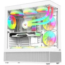 Gabinete Gamer C3Tech Aquarius MT-G850 Sem Fans Branco F002